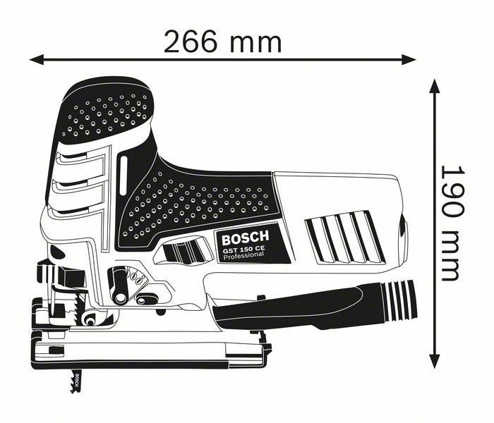 Bosch 0 601 512 000 power jigsaw 780 W 2.6 kg
