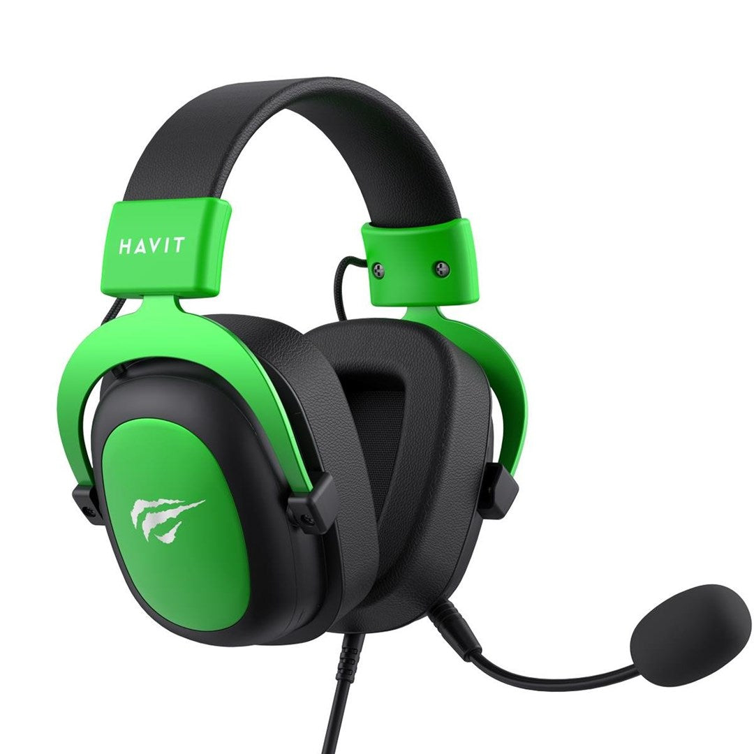 Havit H2002d Headset Wired Gaming Black Green