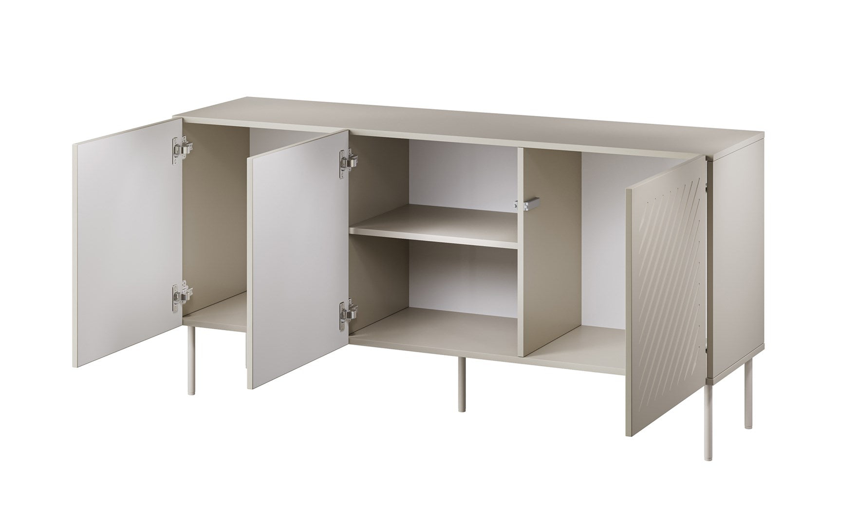 Cama SIENA Chest of Drawers 150.5x40x75 Cashmere Matt