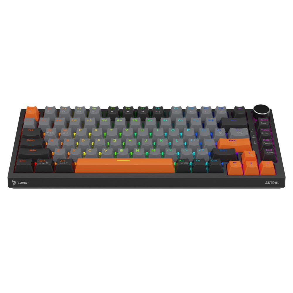 Savio ASTRAL Black OUTEMU White Jade RGB Magnetic Keyboard, 3 Keycap Colors
