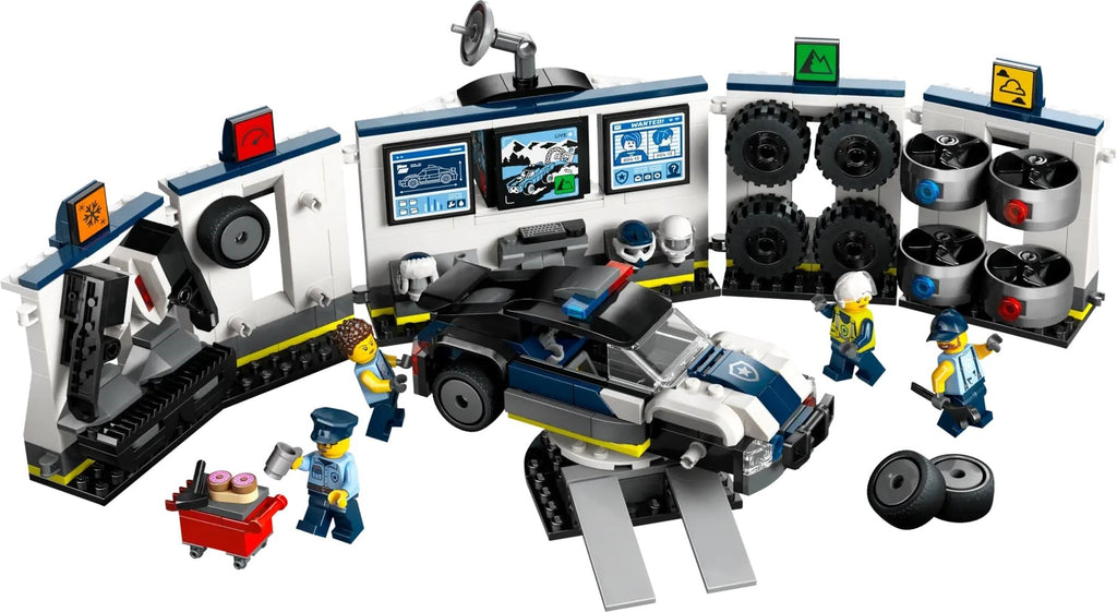 LEGO CITY Custom Police Car Garage Playset for Ages 6+ 60457