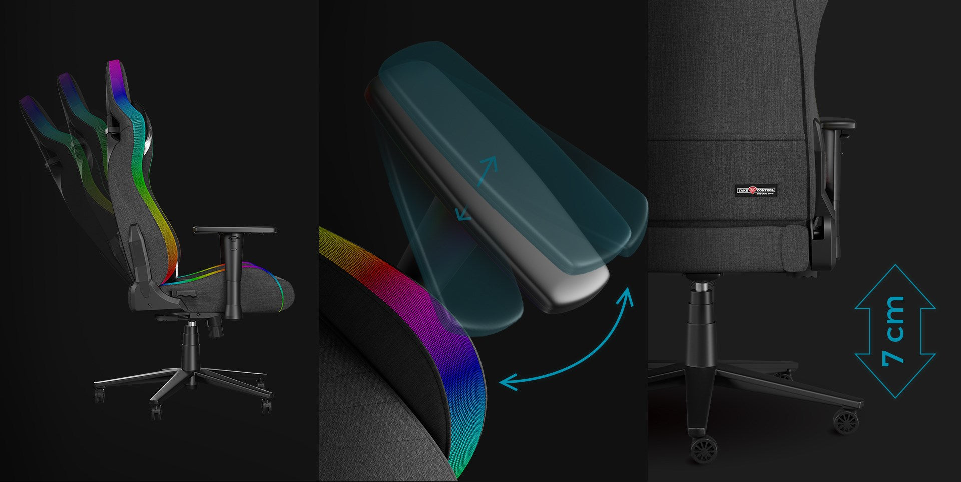 GENESIS NFG-2246 Gaming Chair with RGB Backlighting