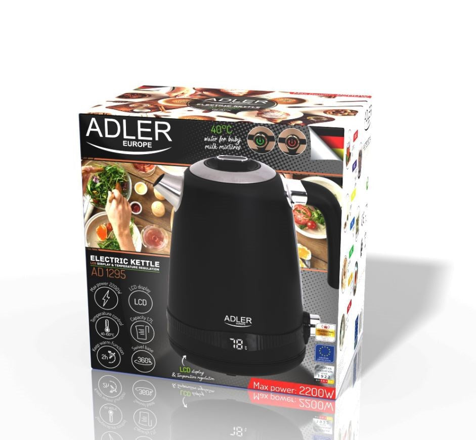 Adler AD 1295b Electric Kettle 1.7 L Black