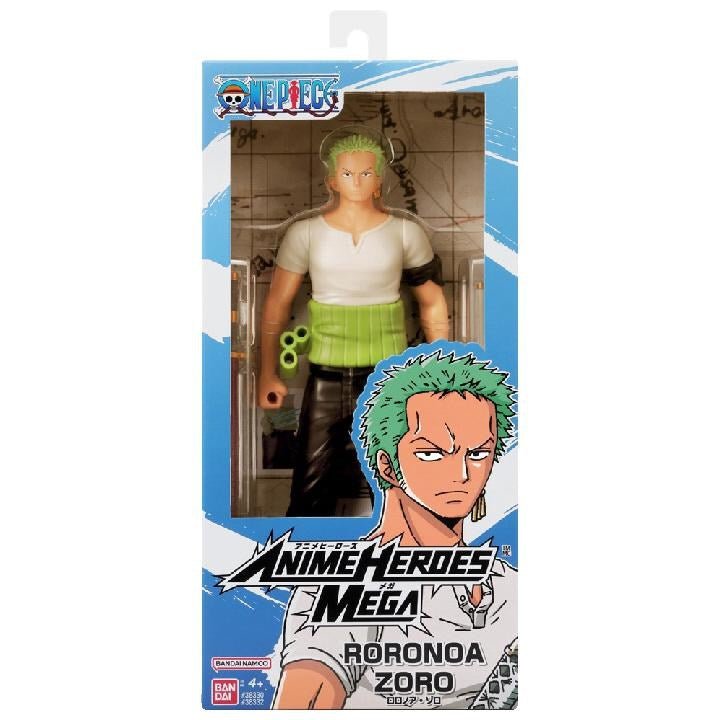 BANDAI Anime Heroes One Piece Mega - Roronoa Zoro 30 cm Figure