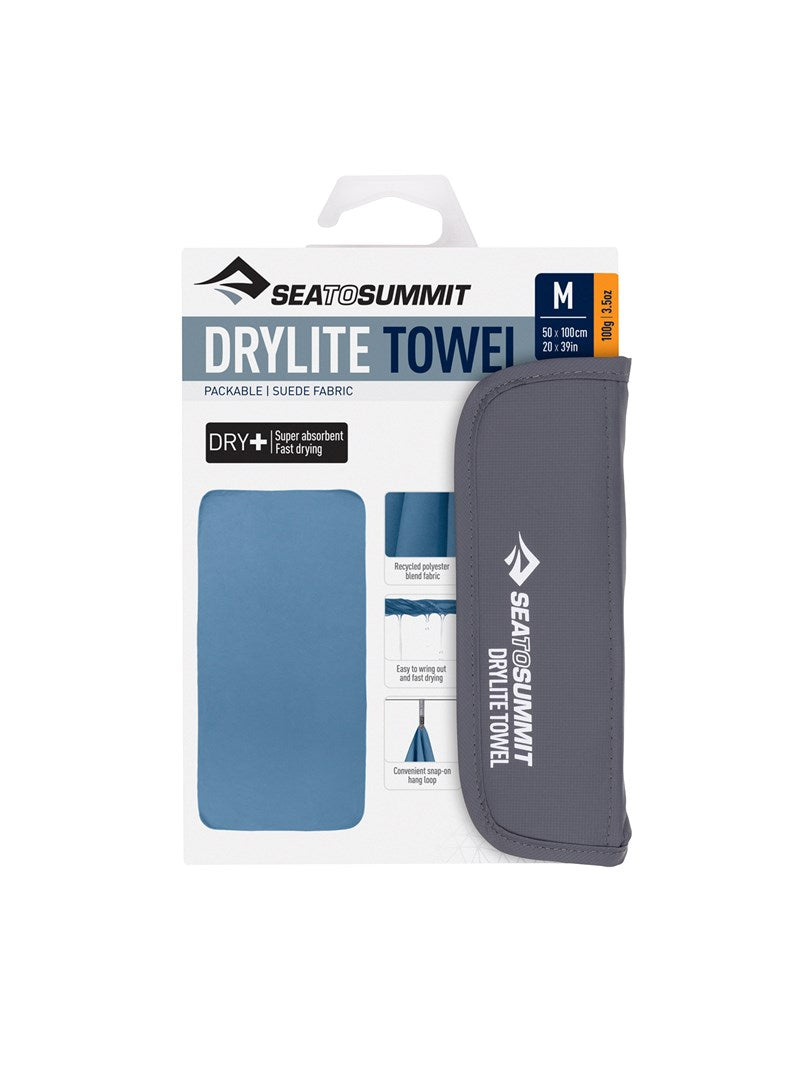 SEA TO SUMMIT Drylite Medium Moonlight Quick-Drying Travel Towel 50 x 100 cm Blue ADRYA/ML