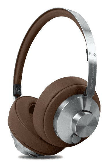 Muse M-298 SBR headphones/headset Wired & Wireless Head-band Calls/Music Bluetooth Brown  Silver