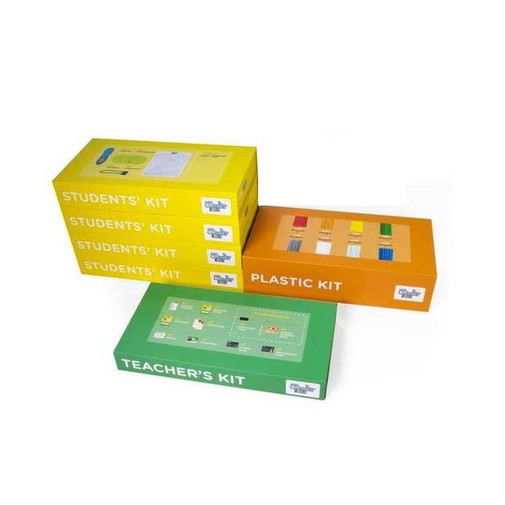 3Doodler Start EDU Plastic 3D Printing Materials Multicolor Set 8SPSFULLED