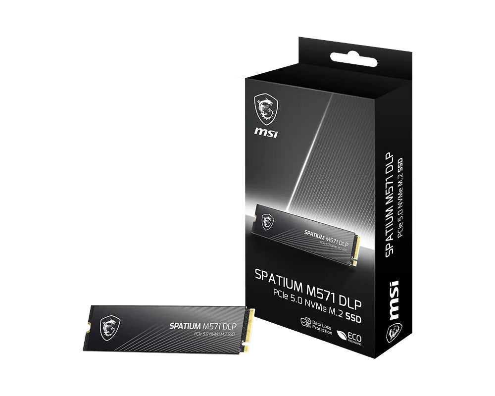 MSI SPATIUM M571 - 2TB SSD - M.2 2280 - PCIe Gen5 x4 NVMe S78-440Q1K0-P83