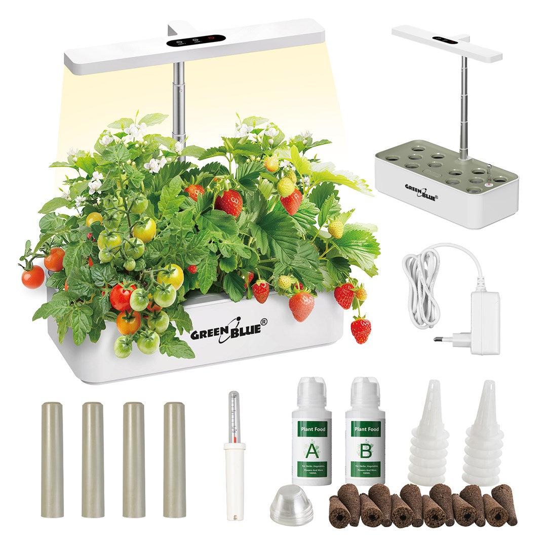 GreenBlue Intelligent Indoor Plant Growing System SMART Pot 4 L for 12 Plants Full Spectrum LEDs GB133
