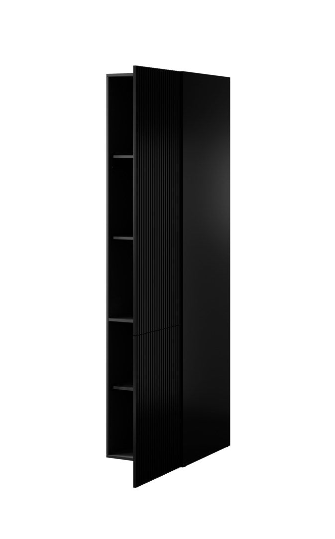 Wardrobe PAFOS 1D 45x55.5x198.5 Black Matt