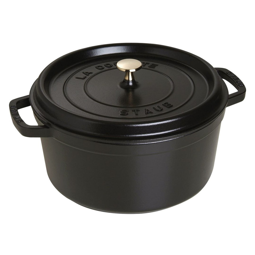 Staub Cocotte - Single Pan - Black - Cast Iron - 5.85 L - 28 cm (40500-281-0)