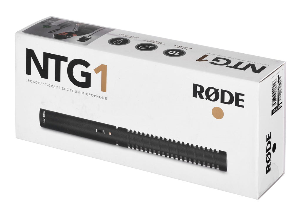 RODE NTG1 microphone Black Digital camcorder microphone