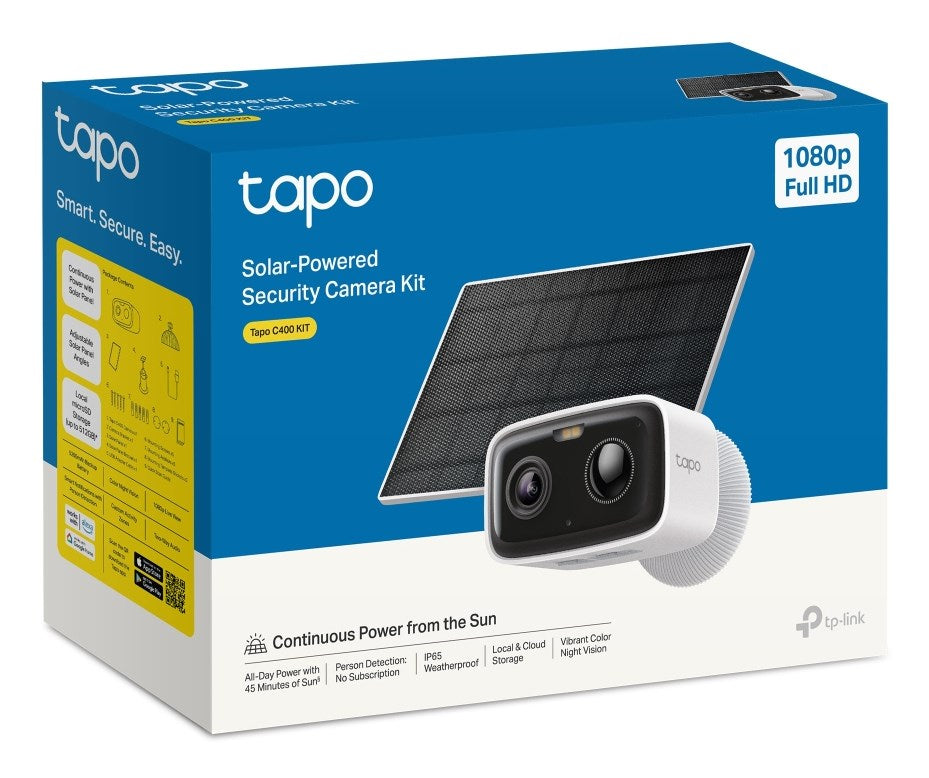 TP-LINK IP Security Camera 1920 x 1080 Outdoor TapoC400KIT