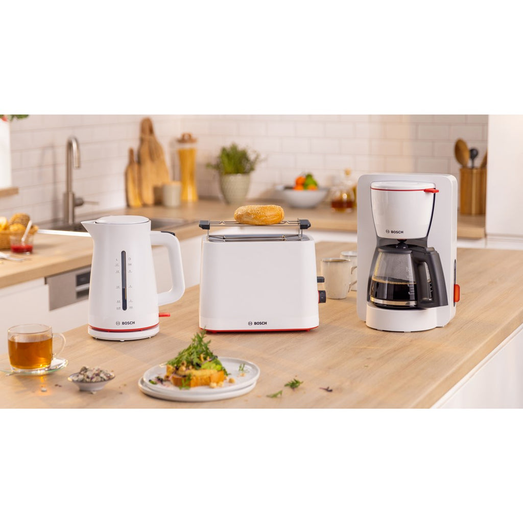 BOSCH TAT3M121 Toaster White Compact 2-Slice