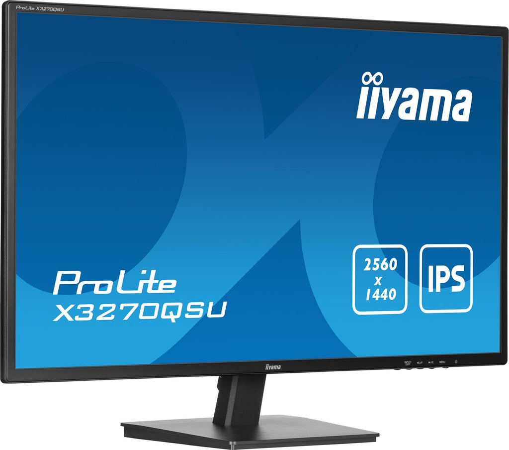 iiyama ProLite X3270QSU-B1 Monitor - 32 inch - 2560 x 1440 pixels - Black