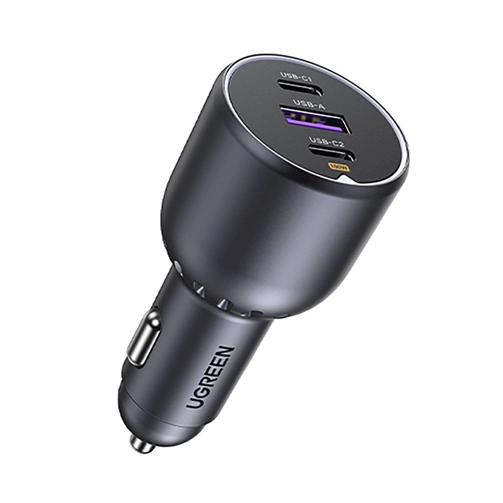 Ugreen 130W 3-Port Fast Car Charger Gray (35025)