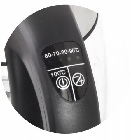 Esperanza EKK026 electric kettle 1.7 L 2200 W Black  Transparent