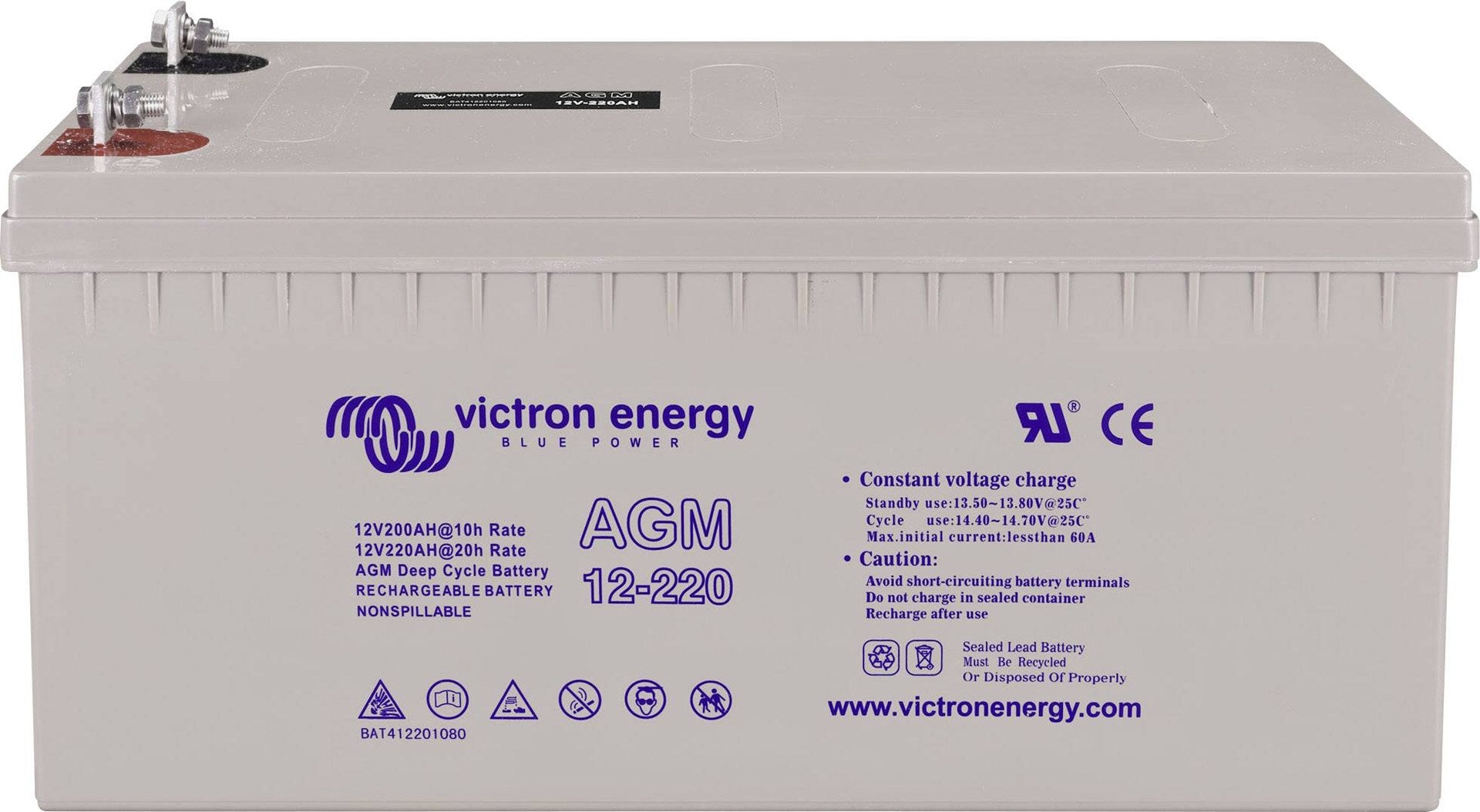 Victron Energy 12V/220Ah Gel Deep Cycle Battery
