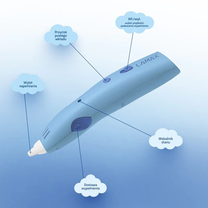 LAMAX ArtKid1 3D Pen Lightweight Design Blue LXPEMARTK01LA