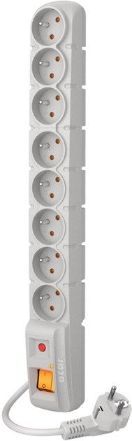 ACAR S8 Black 8 AC Outlets 230V 1.5 m