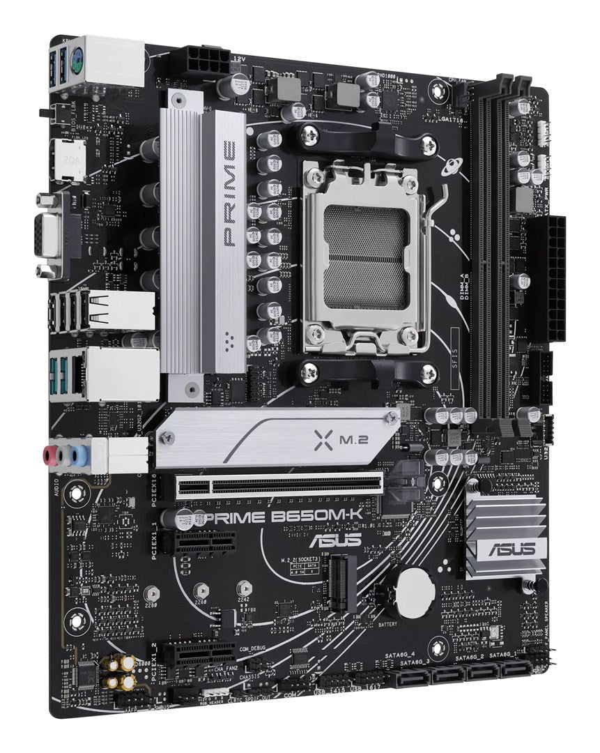 ASUS PRIME B650M-K Motherboard, AMD B650, AM5 Micro ATX