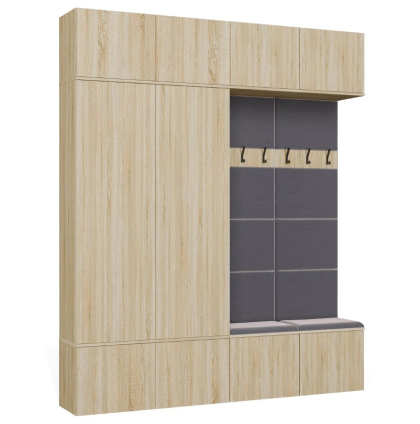 HAGA IV 2SZ2W Wardrobe – Sonoma Oak