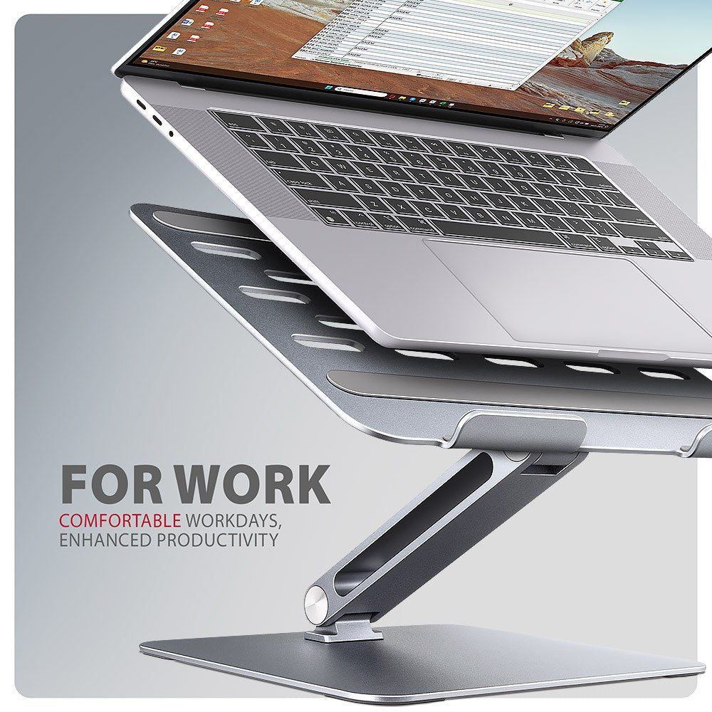 AXAGON Adjustable Laptop & Tablet Stand Aluminum ZUWE-579