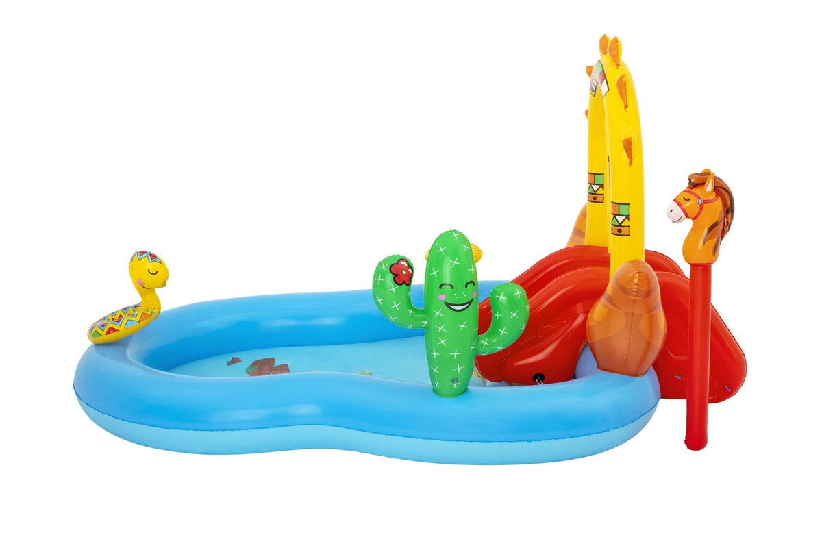 Bestway 8'8  x 6'2  x 55 /2.64m x 1.88m x 1.40m Wild West Play Center