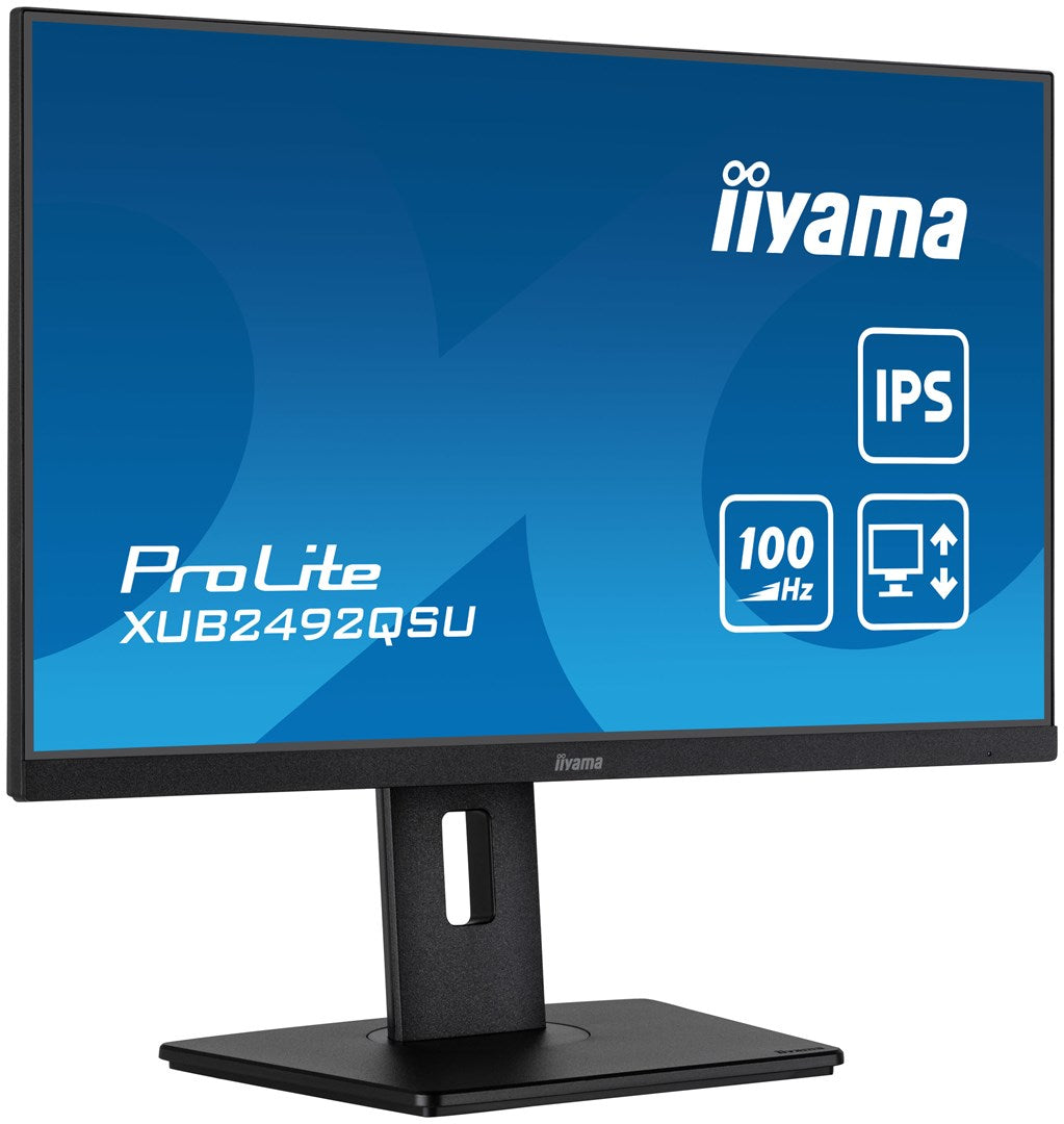 iiyama ProLite XUB2492QSU-B1 Monitor 23.8" 2560 x 1440 Quad HD LED Black