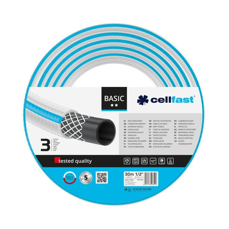 CELLFAST 10-421 garden hose 30 m Below ground Blue White