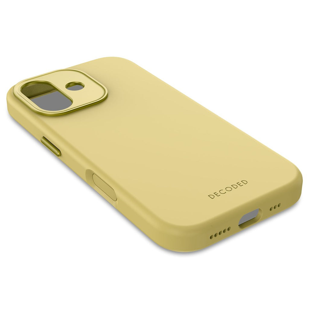 Decoded Silicone Case iPhone 17 Yuma Yellow with MagSafe (D25IPO17BCS9YW)