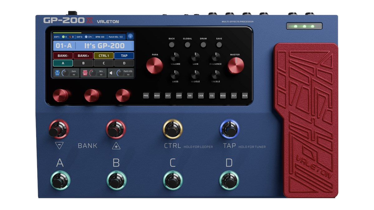VALETON GP-200X Multi-Effect Guitar Pedal | Model: VALGP200X