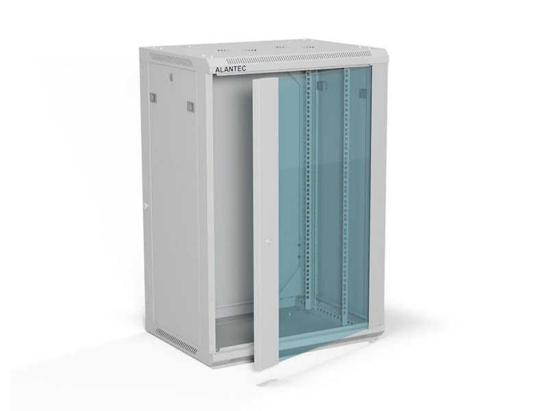 ALANTEC 19  18U 600x450 wall-mounted cabinet  grey