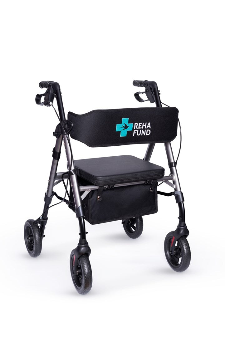 REHA FUND Marsylia Four-Wheel Walker Graphite | Model RF-617/G