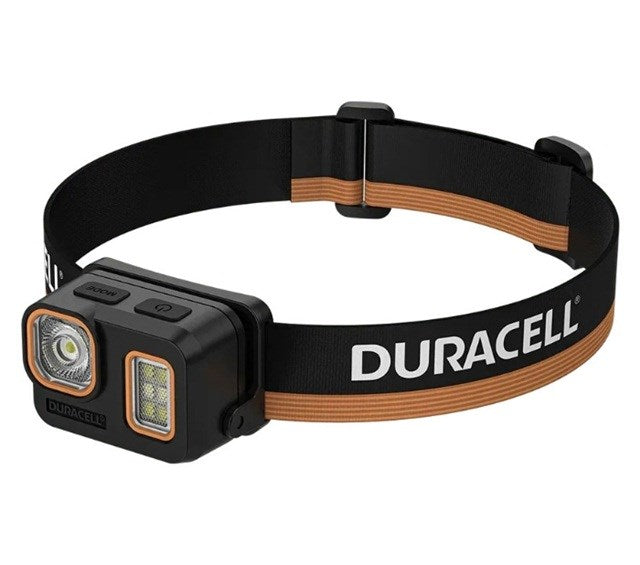 Duracell DH500R Headlamp Black 500 Lumens Compact Design