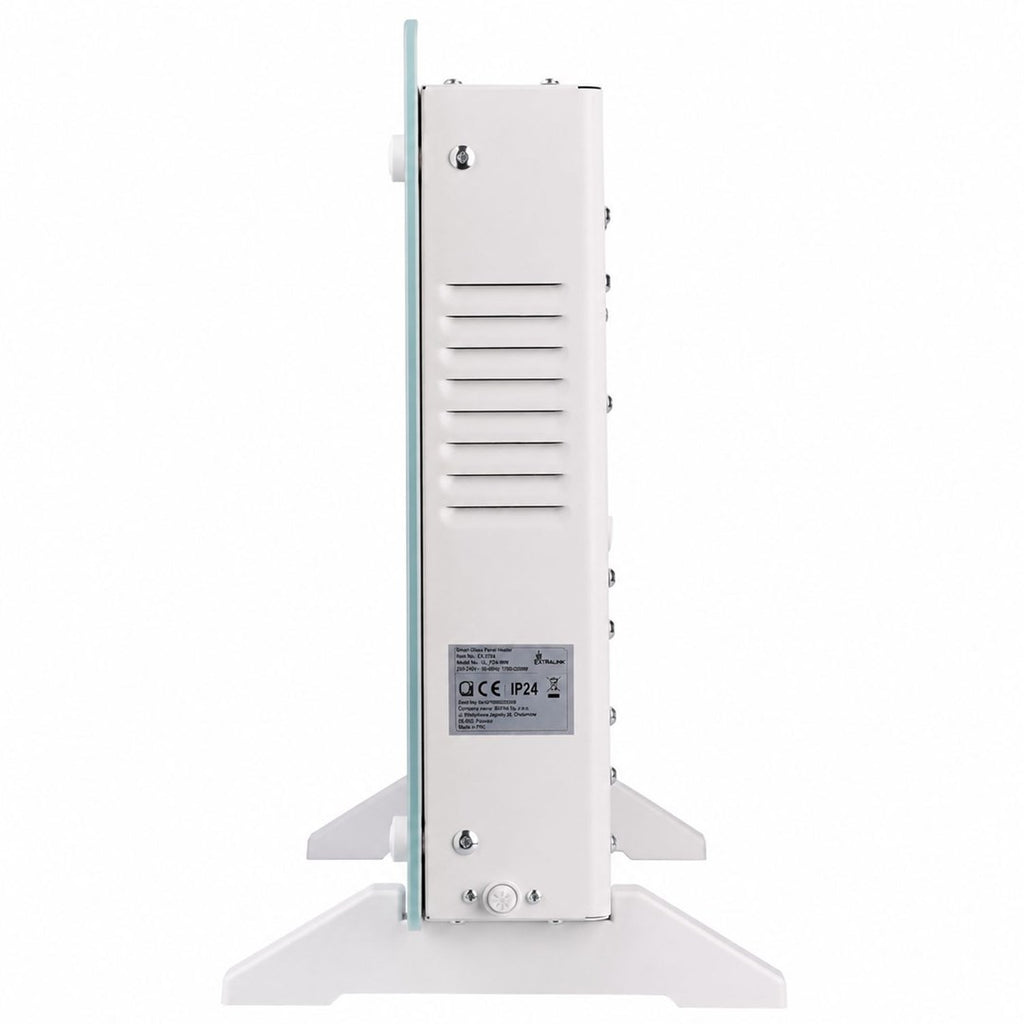 Extralink SMART GLASS PANEL HEATER  WHITE  2000W  WIFI  LPL-23A-WH
