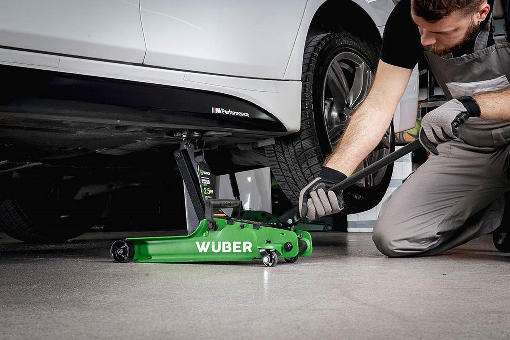 WUBER Low-Profile Car Jack 80–375 mm 2.5 t W22002 Hydraulic Jack 13 kg