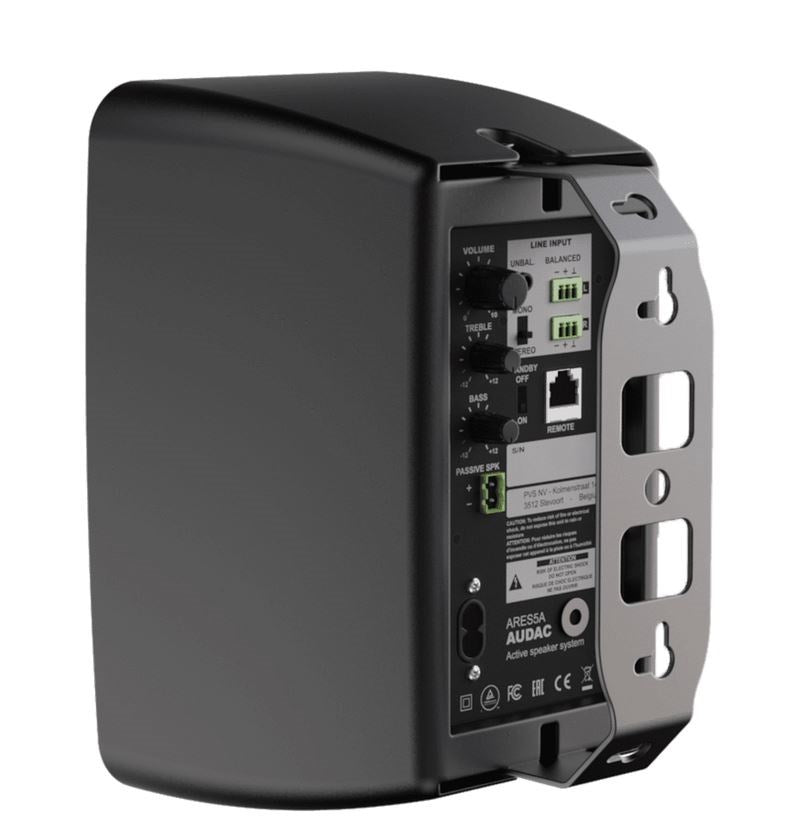 AUDAC ARES5A/B Active Speaker Set 5.25" (Black)
