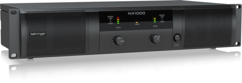 Behringer NX1000 Audio Amplifier - 2 x 500 Watts Power Amplifier