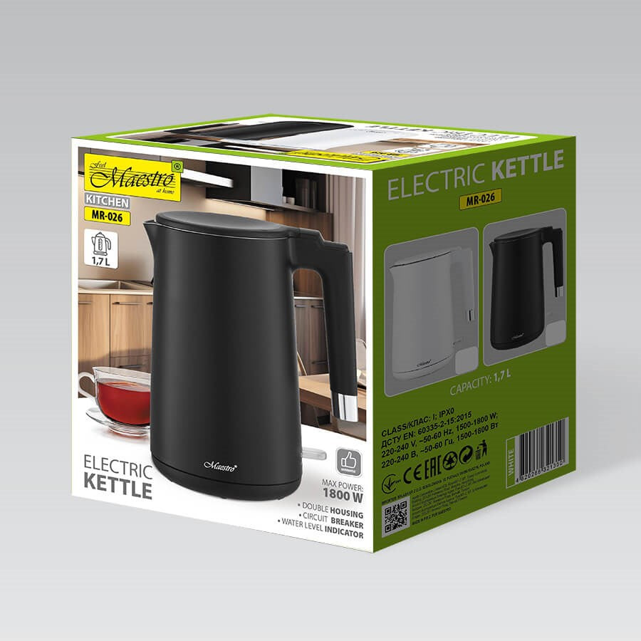 Maestro Electric Kettle MR-026 White