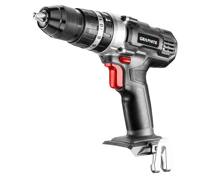GRAPHITE Cordless Drill 58G010 - 18V, 1250 RPM, 1720 g, Keyless Chuck