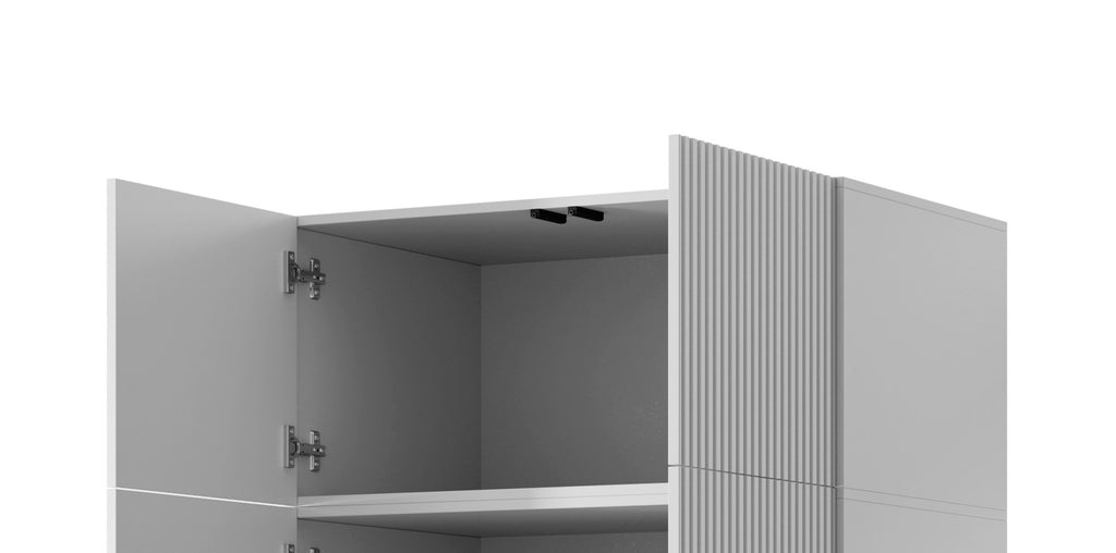 Wardrobe PAFOS 2D BASE 90x55.5x45 White Matt
