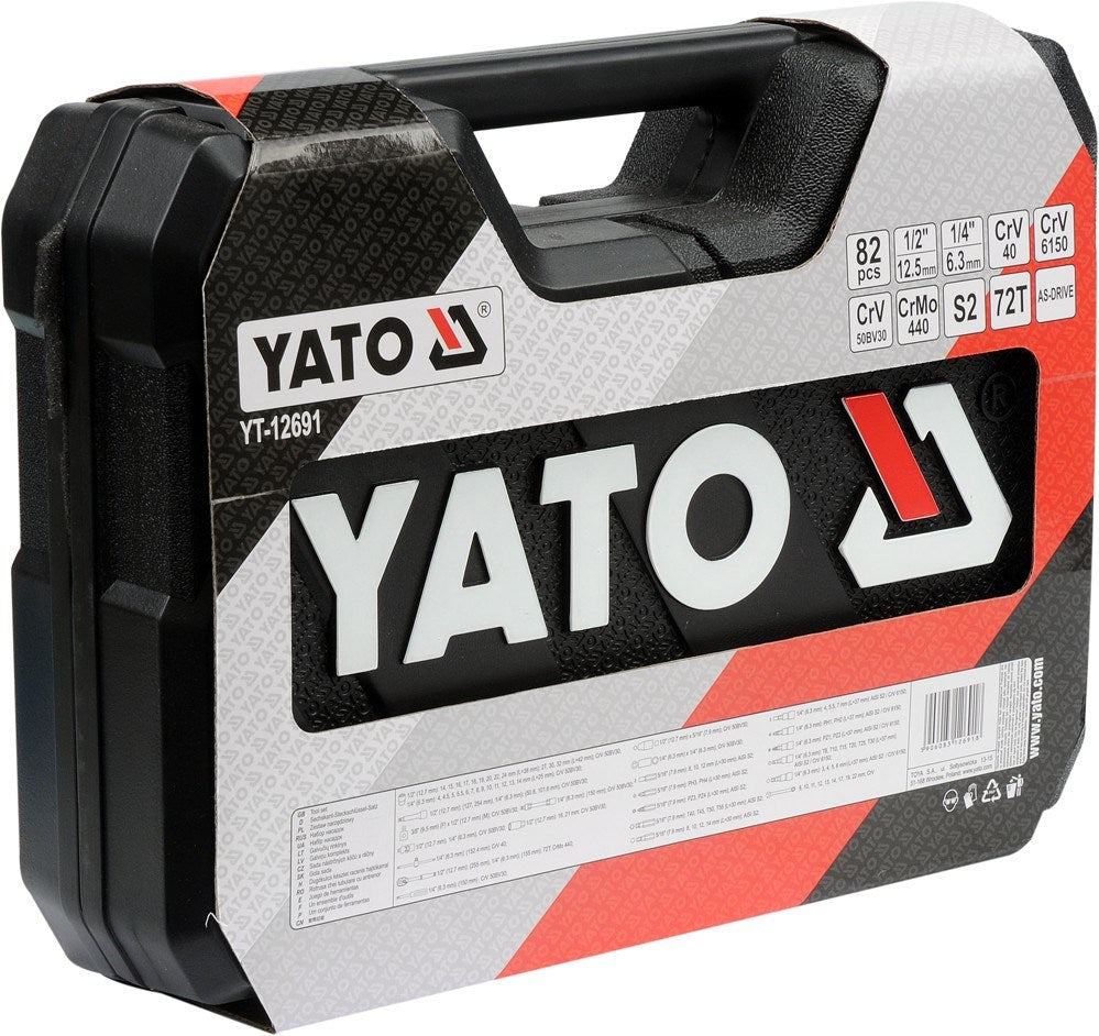Yato Socket Wrench Set 82 pcs YT-12691