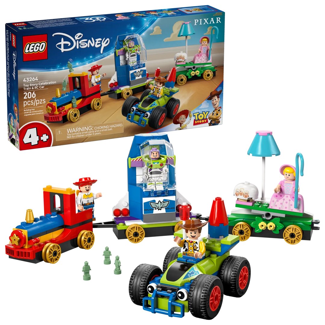 LEGO DISNEY Toy Story Celebration Train & RC Car 43264 - 206 Pieces