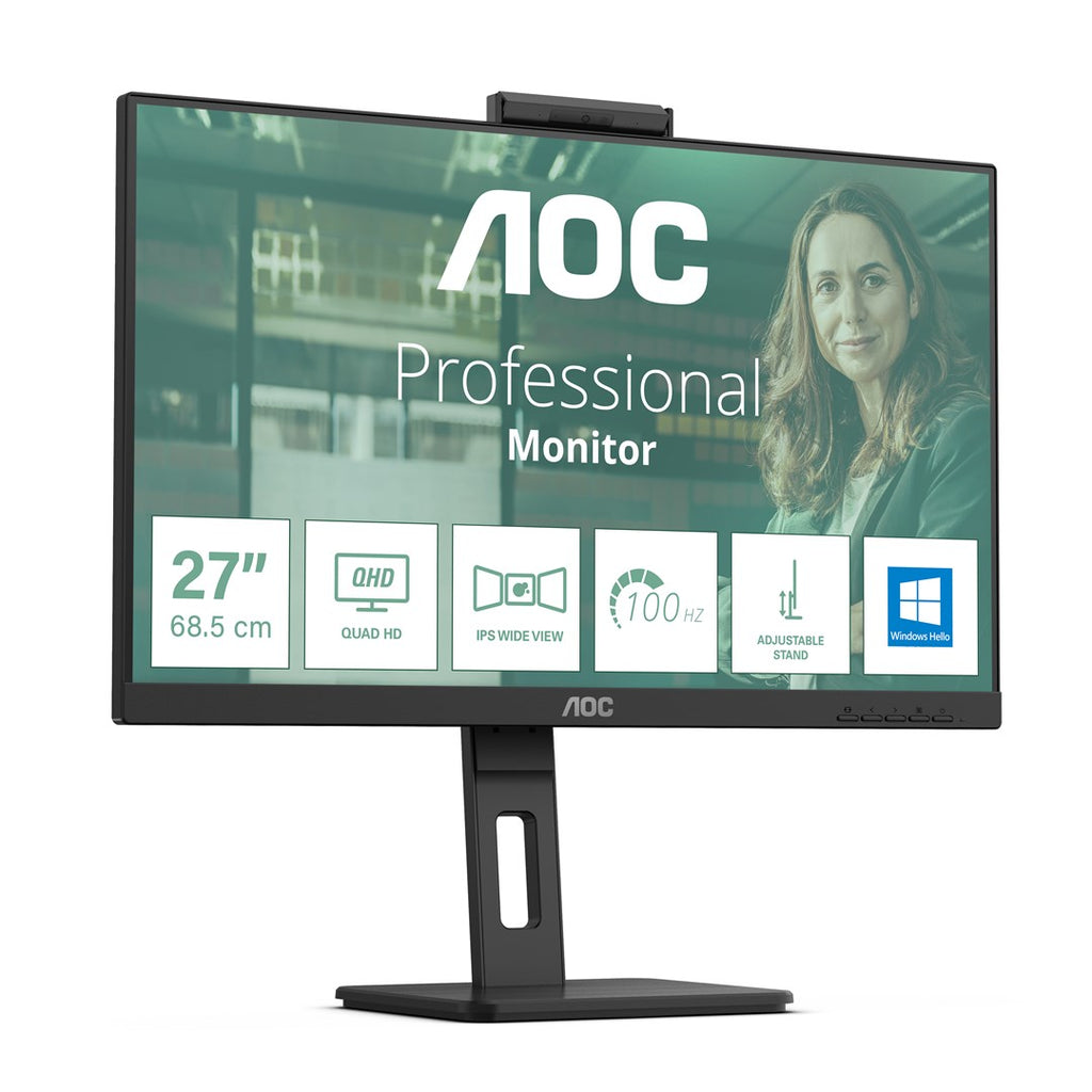 AOC Q27P3CW computer monitor 68.6 cm (27 ) 2560 x 1440 pixels Quad HD LED Black