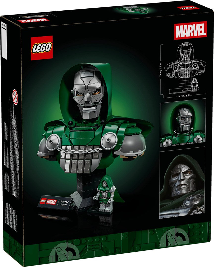 LEGO MARVEL Doctor Doom Bust 76345 Building Blocks 379 Pieces Ages 18+