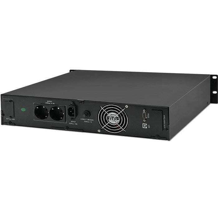 Qoltec UPS RACK 1KVA 800W LCD