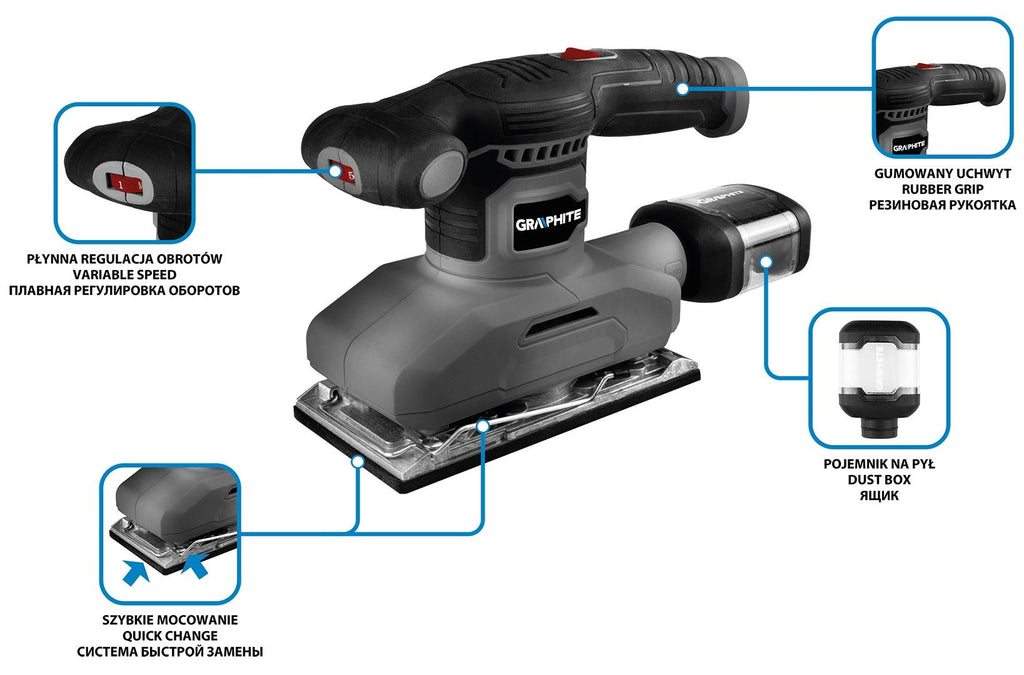 GRAPHITE Floor Polisher/Sander 2507 g 59G326