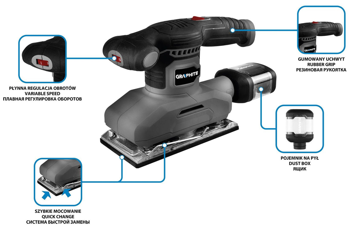 GRAPHITE Floor Polisher/Sander 2507 g 59G326