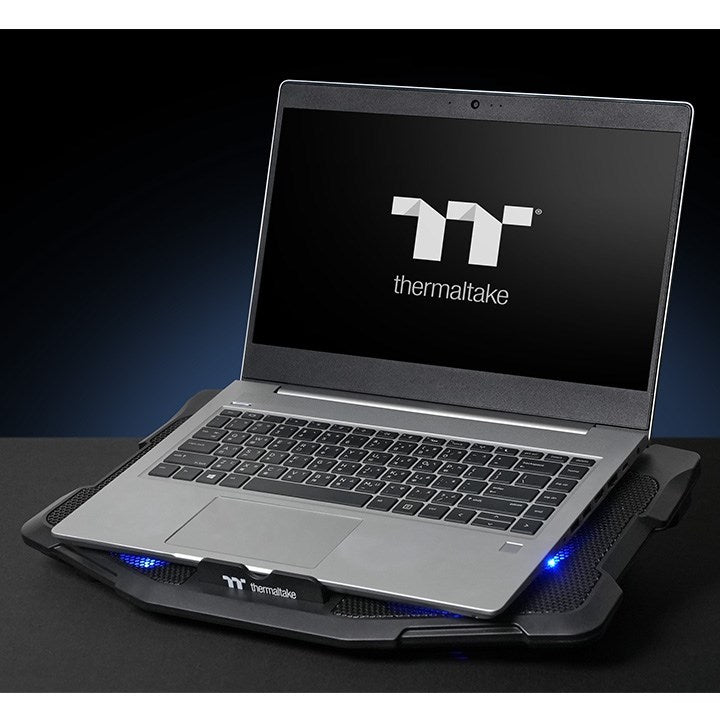 Thermaltake Massive 12 Max notebook cooling pad 43.2 cm (17 ) 2200 RPM Black
